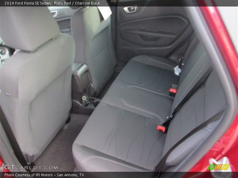Ruby Red / Charcoal Black 2014 Ford Fiesta SE Sedan