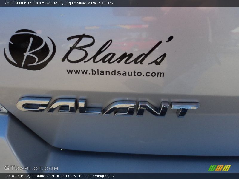 Liquid Silver Metallic / Black 2007 Mitsubishi Galant RALLIART