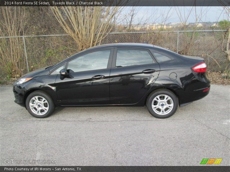 Tuxedo Black / Charcoal Black 2014 Ford Fiesta SE Sedan