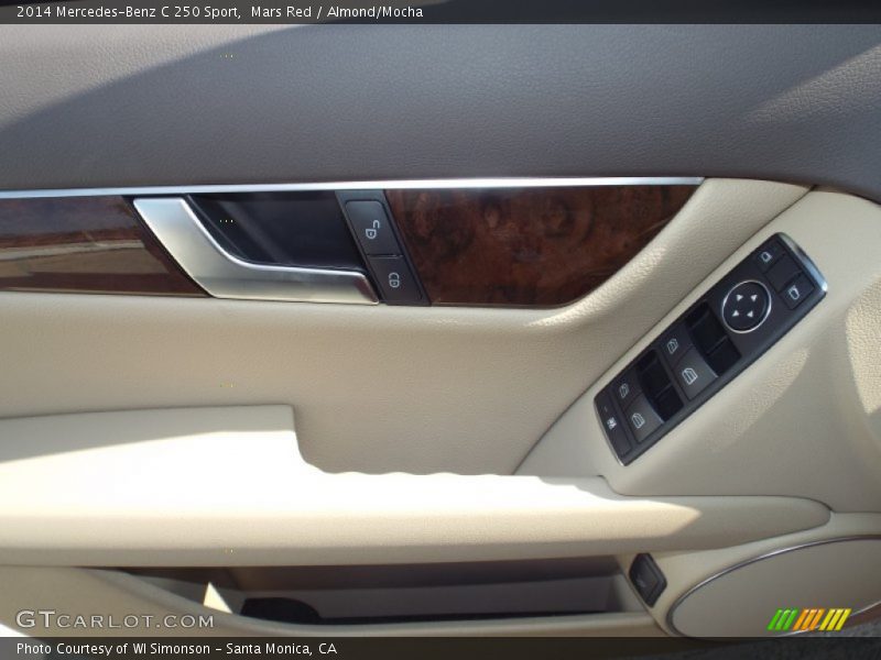 Mars Red / Almond/Mocha 2014 Mercedes-Benz C 250 Sport