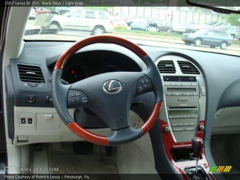 Black Onyx / Light Gray 2007 Lexus ES 350