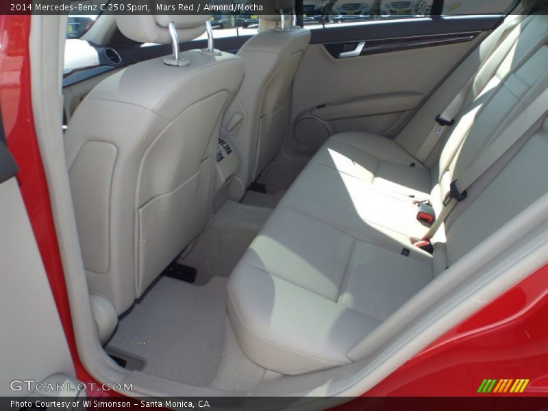 Mars Red / Almond/Mocha 2014 Mercedes-Benz C 250 Sport