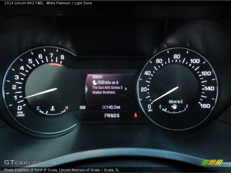  2014 MKZ FWD FWD Gauges