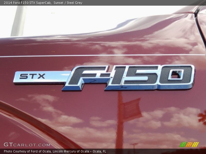 Sunset / Steel Grey 2014 Ford F150 STX SuperCab