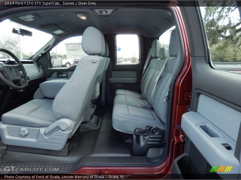 Sunset / Steel Grey 2014 Ford F150 STX SuperCab