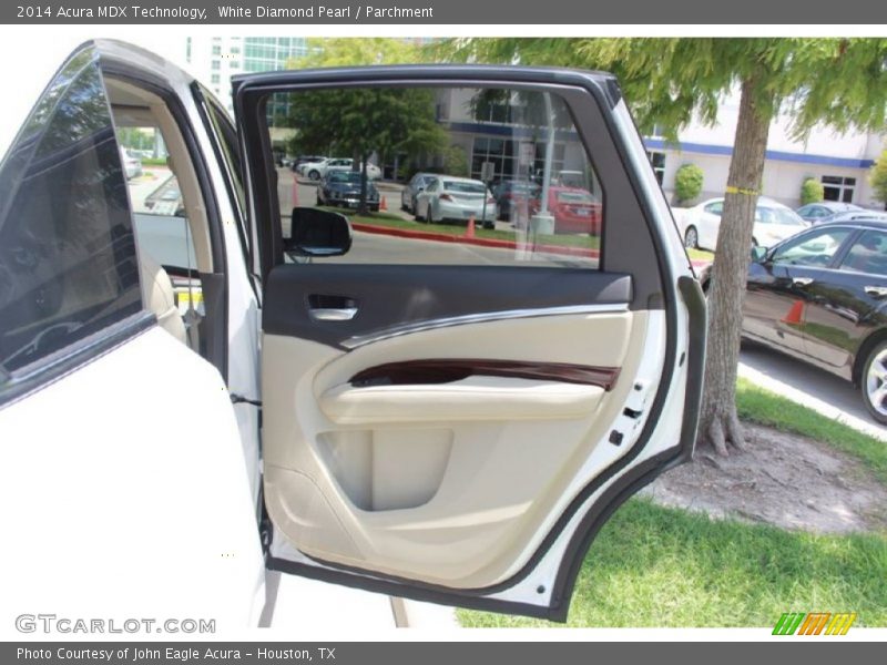 White Diamond Pearl / Parchment 2014 Acura MDX Technology