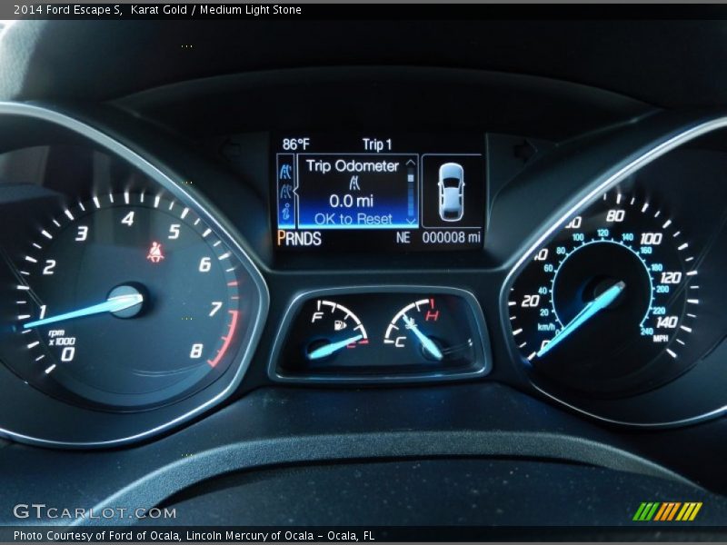 Karat Gold / Medium Light Stone 2014 Ford Escape S