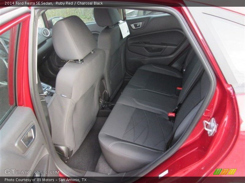 Ruby Red / Charcoal Black 2014 Ford Fiesta SE Sedan