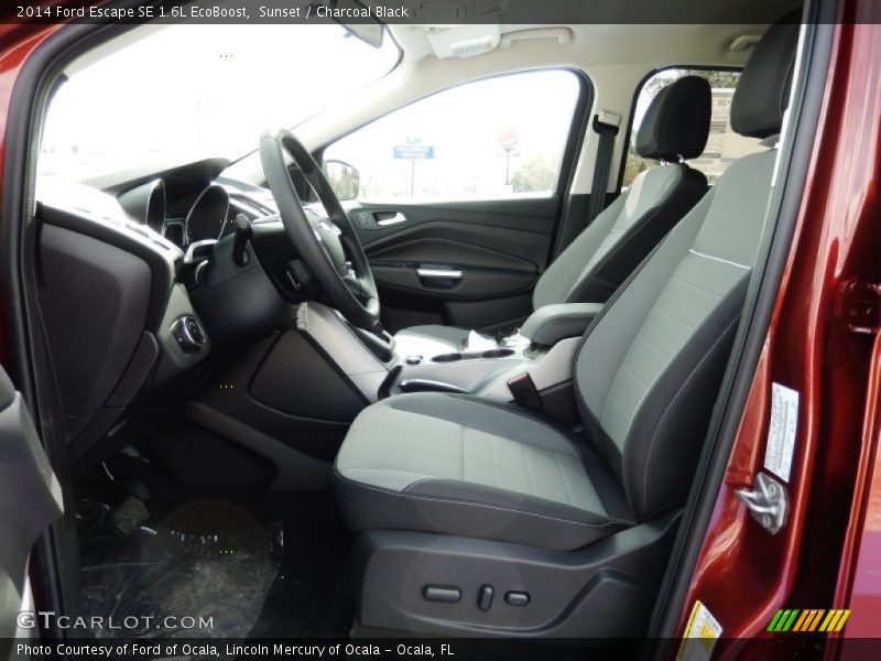 Sunset / Charcoal Black 2014 Ford Escape SE 1.6L EcoBoost