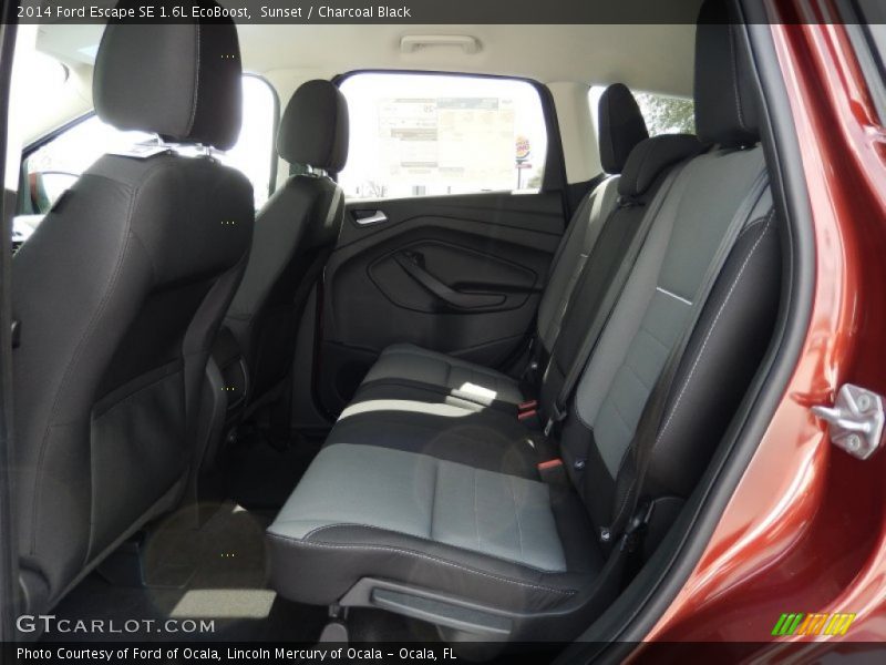 Sunset / Charcoal Black 2014 Ford Escape SE 1.6L EcoBoost