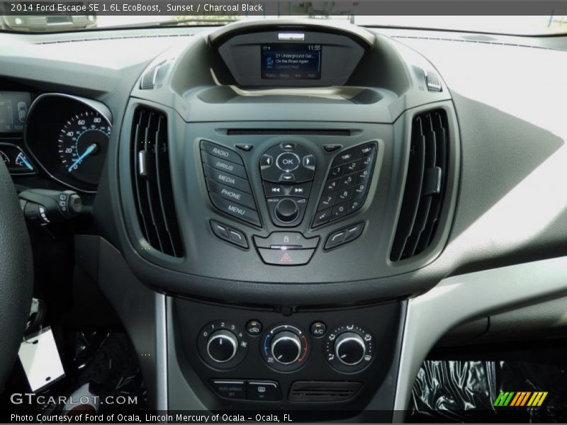 Sunset / Charcoal Black 2014 Ford Escape SE 1.6L EcoBoost