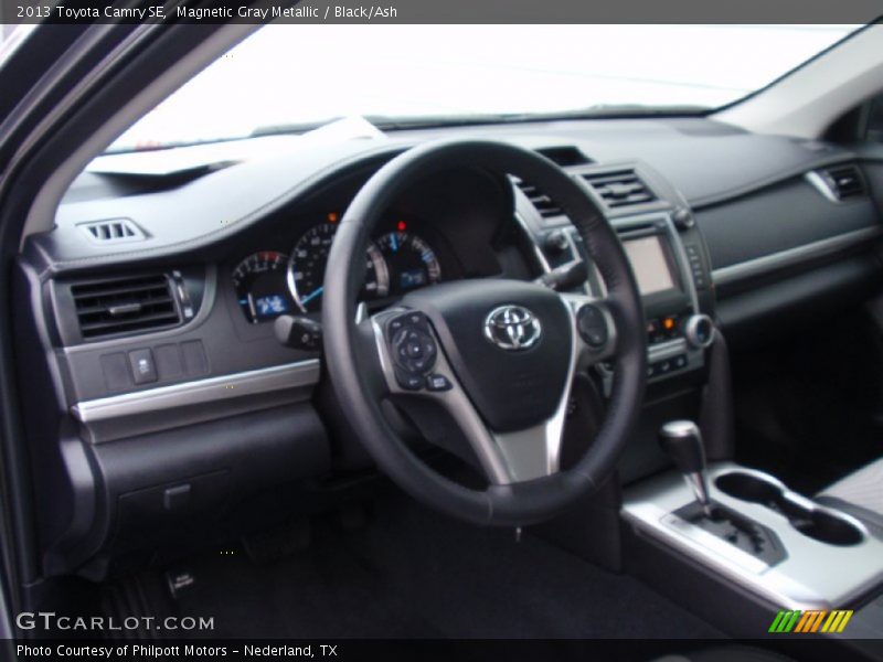 Magnetic Gray Metallic / Black/Ash 2013 Toyota Camry SE