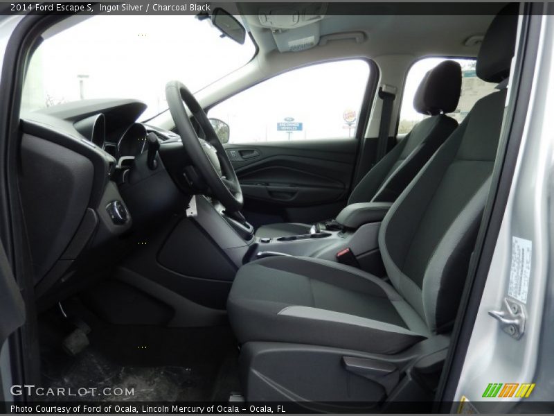 Ingot Silver / Charcoal Black 2014 Ford Escape S