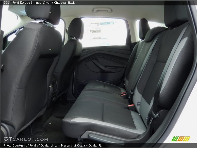 Ingot Silver / Charcoal Black 2014 Ford Escape S