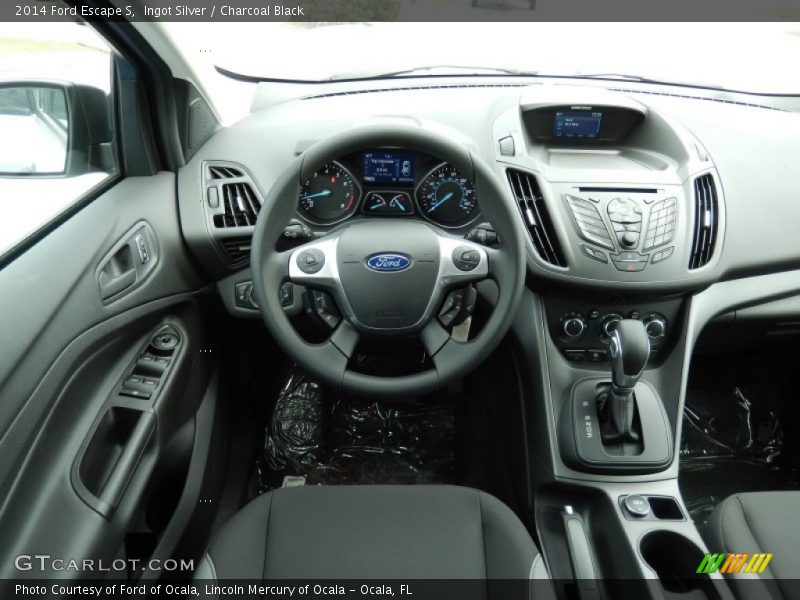 Ingot Silver / Charcoal Black 2014 Ford Escape S