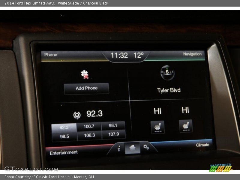 Controls of 2014 Flex Limited AWD