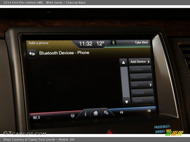 White Suede / Charcoal Black 2014 Ford Flex Limited AWD