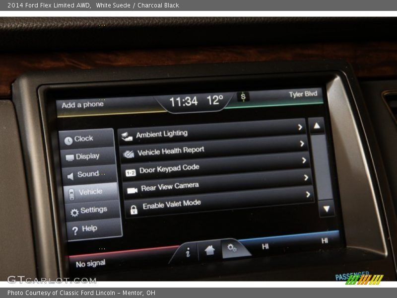 White Suede / Charcoal Black 2014 Ford Flex Limited AWD