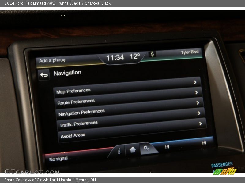 White Suede / Charcoal Black 2014 Ford Flex Limited AWD