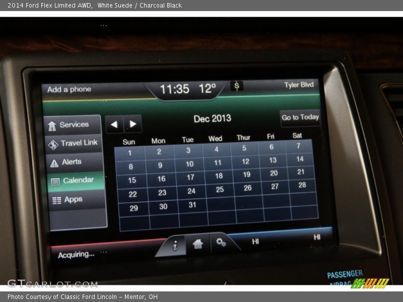 White Suede / Charcoal Black 2014 Ford Flex Limited AWD