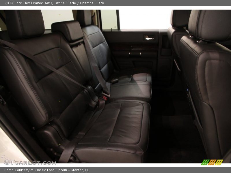 White Suede / Charcoal Black 2014 Ford Flex Limited AWD