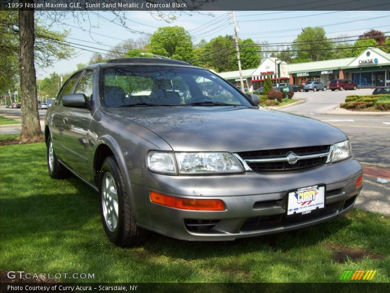 Sunlit Sand Metallic / Charcoal Black 1999 Nissan Maxima GLE