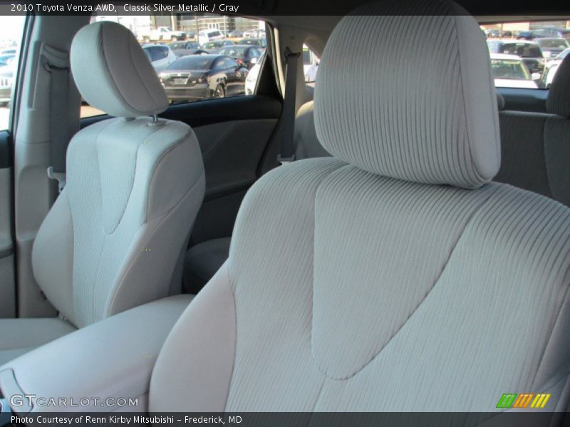 Classic Silver Metallic / Gray 2010 Toyota Venza AWD
