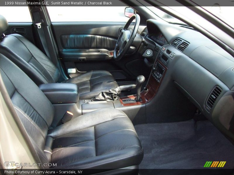 Sunlit Sand Metallic / Charcoal Black 1999 Nissan Maxima GLE