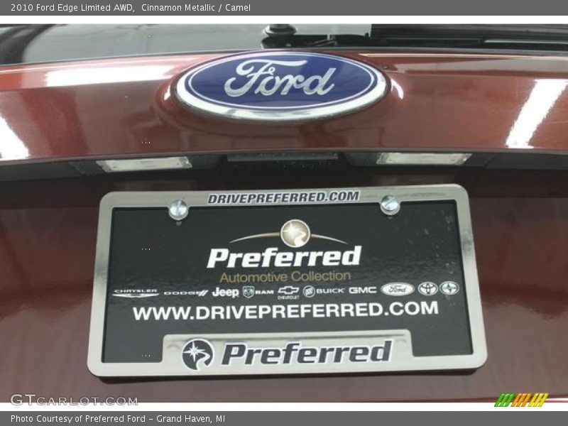 Cinnamon Metallic / Camel 2010 Ford Edge Limited AWD