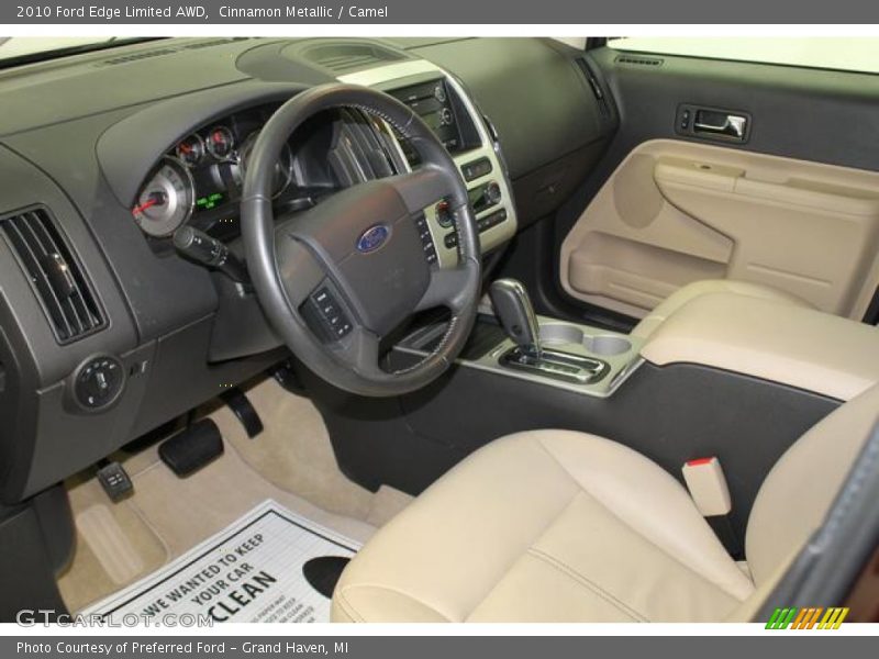 Cinnamon Metallic / Camel 2010 Ford Edge Limited AWD