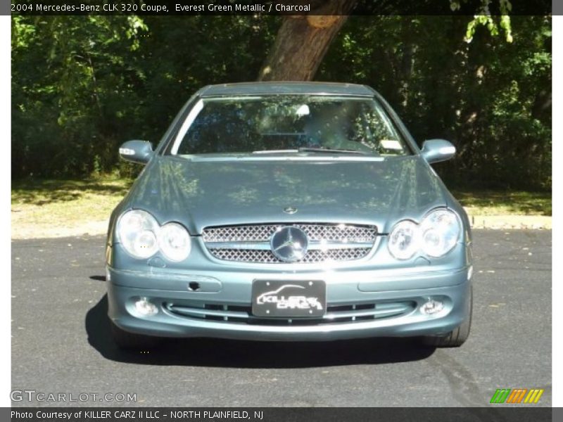 Everest Green Metallic / Charcoal 2004 Mercedes-Benz CLK 320 Coupe