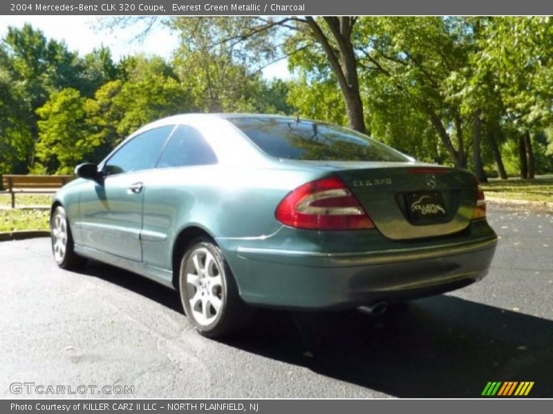 Everest Green Metallic / Charcoal 2004 Mercedes-Benz CLK 320 Coupe