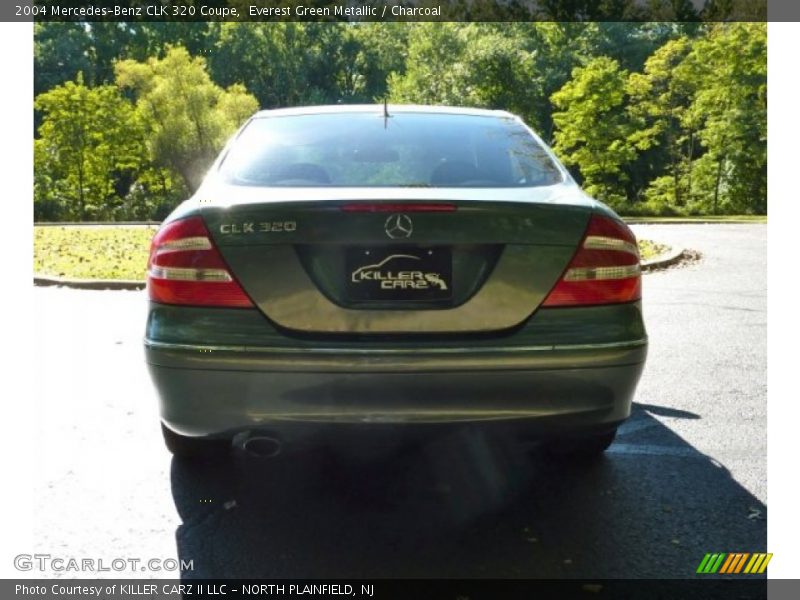 Everest Green Metallic / Charcoal 2004 Mercedes-Benz CLK 320 Coupe