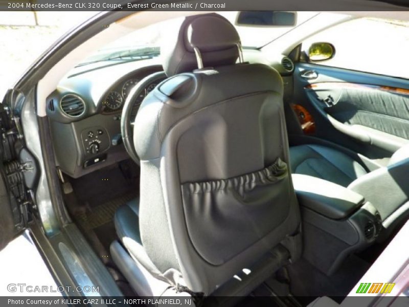 Everest Green Metallic / Charcoal 2004 Mercedes-Benz CLK 320 Coupe