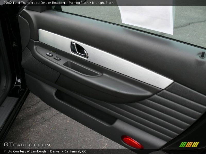 Evening Black / Midnight Black 2002 Ford Thunderbird Deluxe Roadster