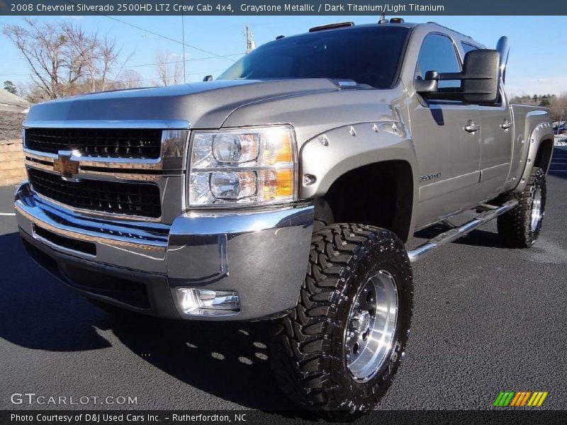 Graystone Metallic / Dark Titanium/Light Titanium 2008 Chevrolet Silverado 2500HD LTZ Crew Cab 4x4