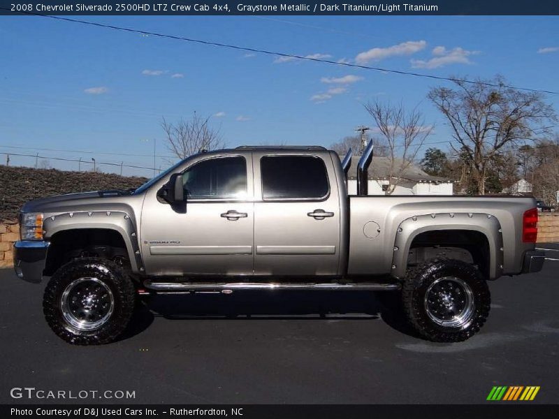 Graystone Metallic / Dark Titanium/Light Titanium 2008 Chevrolet Silverado 2500HD LTZ Crew Cab 4x4