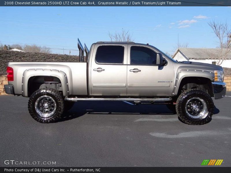 Graystone Metallic / Dark Titanium/Light Titanium 2008 Chevrolet Silverado 2500HD LTZ Crew Cab 4x4