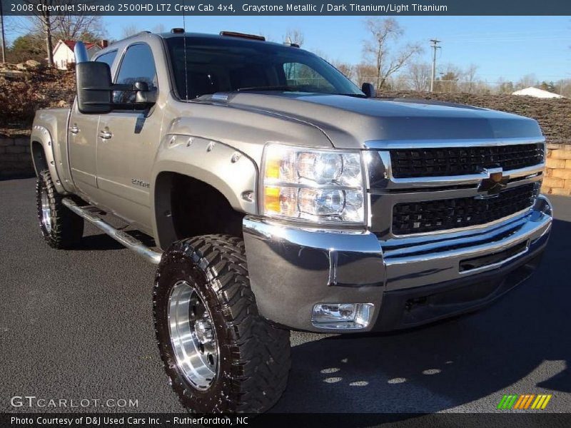 Graystone Metallic / Dark Titanium/Light Titanium 2008 Chevrolet Silverado 2500HD LTZ Crew Cab 4x4