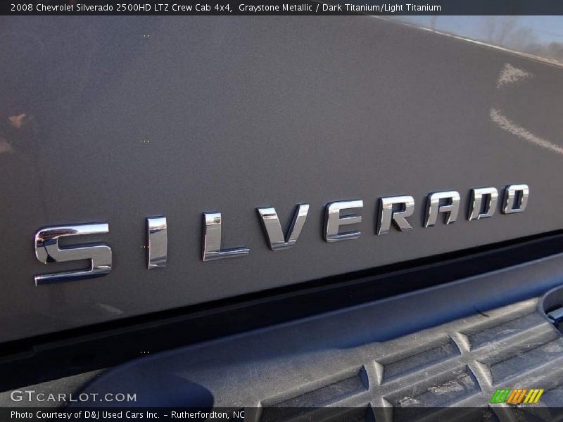 Graystone Metallic / Dark Titanium/Light Titanium 2008 Chevrolet Silverado 2500HD LTZ Crew Cab 4x4