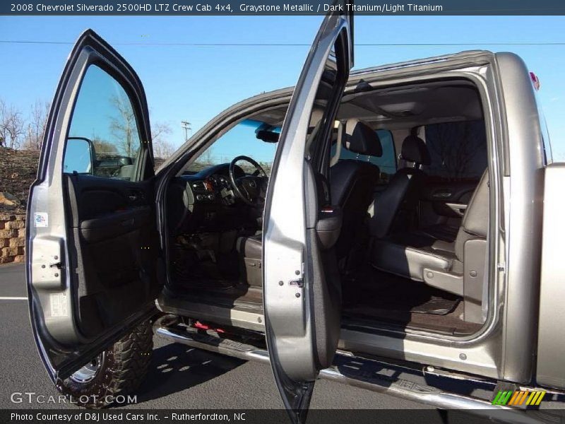 Graystone Metallic / Dark Titanium/Light Titanium 2008 Chevrolet Silverado 2500HD LTZ Crew Cab 4x4