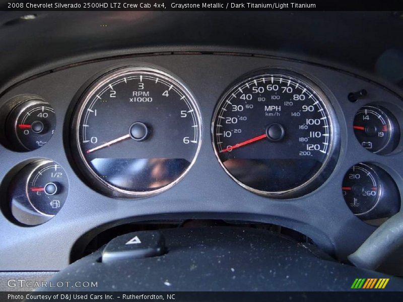 Graystone Metallic / Dark Titanium/Light Titanium 2008 Chevrolet Silverado 2500HD LTZ Crew Cab 4x4