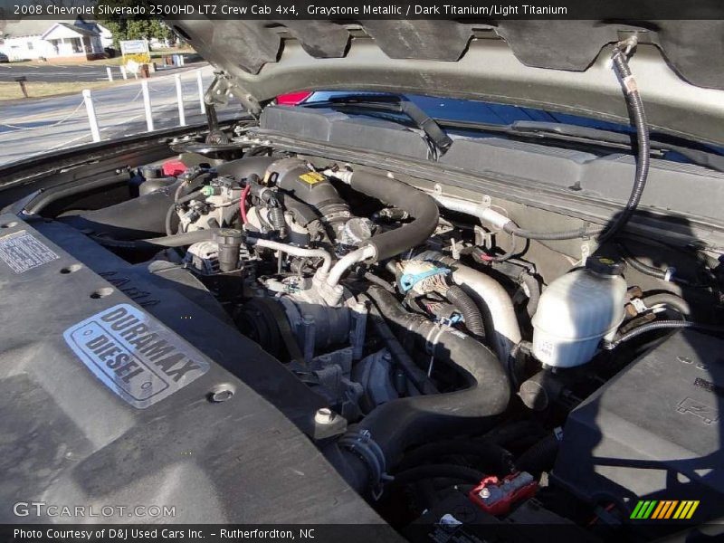 Graystone Metallic / Dark Titanium/Light Titanium 2008 Chevrolet Silverado 2500HD LTZ Crew Cab 4x4