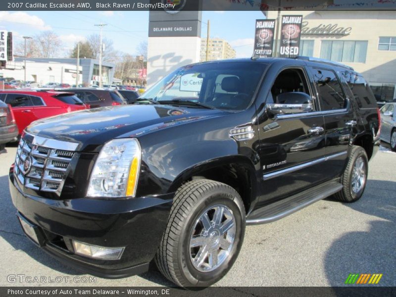 Black Raven / Ebony/Ebony 2007 Cadillac Escalade AWD