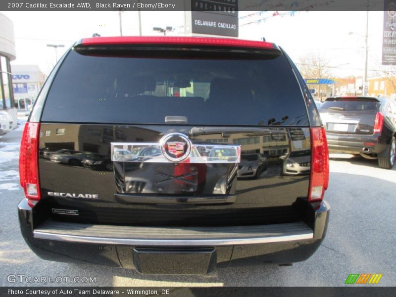 Black Raven / Ebony/Ebony 2007 Cadillac Escalade AWD