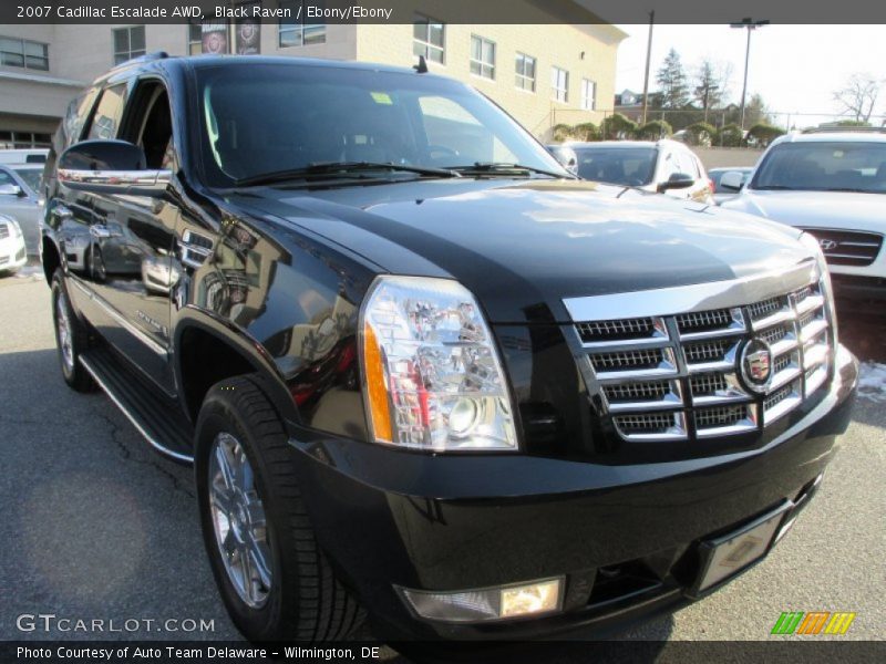 Black Raven / Ebony/Ebony 2007 Cadillac Escalade AWD