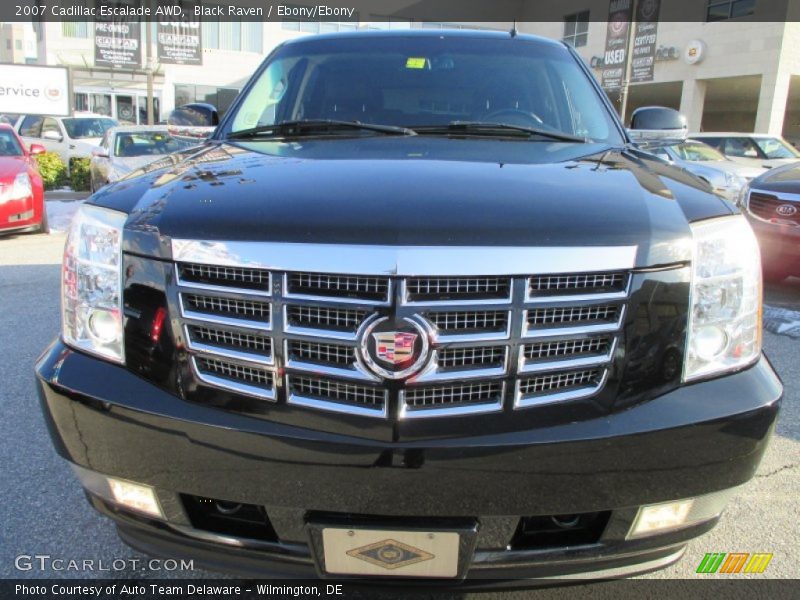 Black Raven / Ebony/Ebony 2007 Cadillac Escalade AWD
