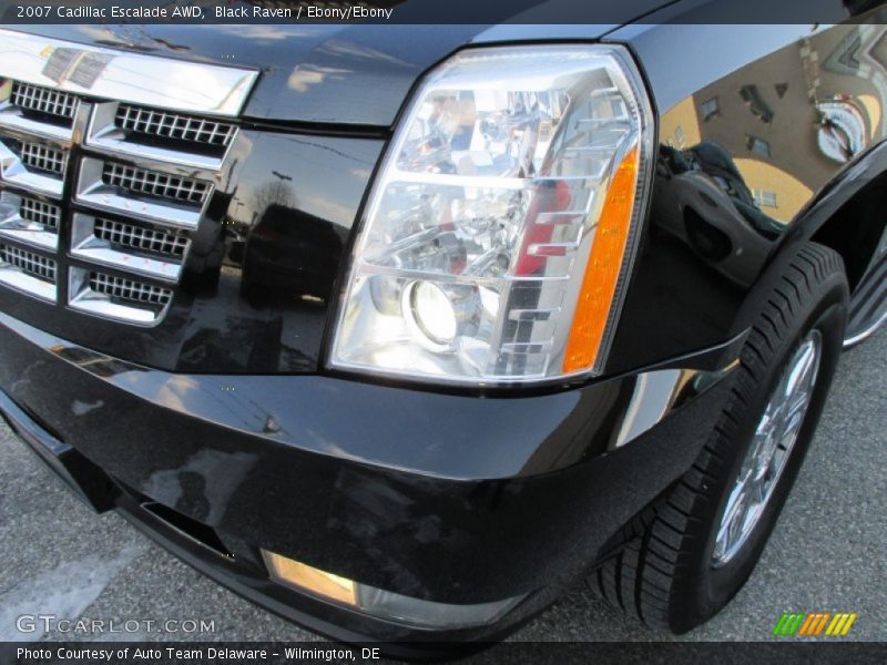 Black Raven / Ebony/Ebony 2007 Cadillac Escalade AWD