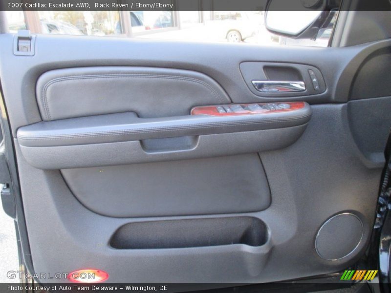 Black Raven / Ebony/Ebony 2007 Cadillac Escalade AWD