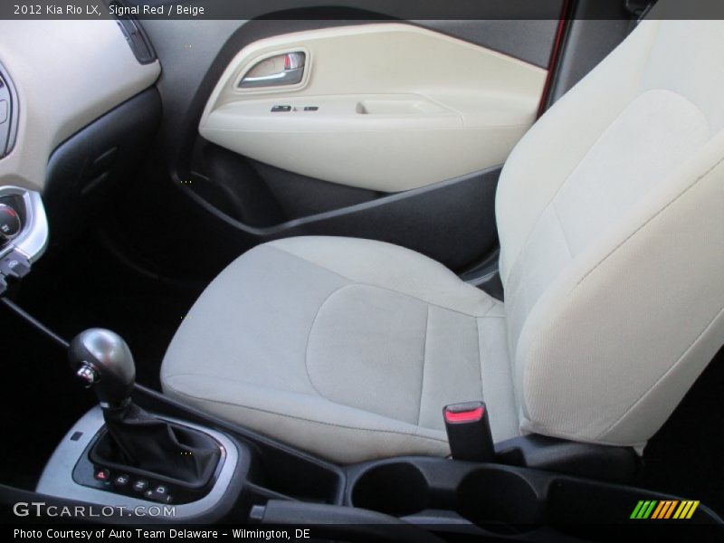 Signal Red / Beige 2012 Kia Rio LX